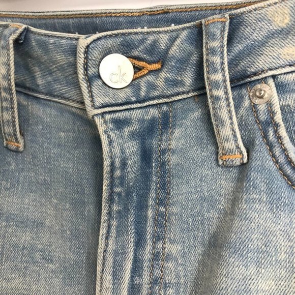 Calvin Klein Jeans Light Blue Skater Skirt - Picture 11 of 14